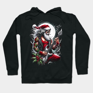 Heavy Metal Santa - Christmas Hoodie